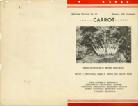 Carrot Production in Western Washington (Revised)