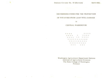 Recommendations for the Protection of Potatoes From Leaf Roll Damage in Central Washington (Revised)