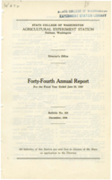 Forty-Fourth Annual Report for the Fiscal Year Ended June 30, 1934