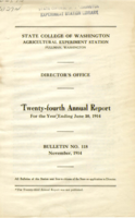 Twenty-Fourth Annual Report for the Year Ending June 30, 1914