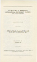 Thirty-Sixth Annual Report For the Year Ending June 30, 1926