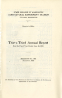Thirty-Third Annual Report for the Year Ending June 30, 1923