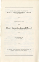 Thirty-Seventh Annual Report For the Year Ending June 30, 1927