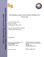 Developing Locally Sourced Brine Additive for Anti-Icing