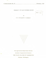 Summary of Calf Housing Survey