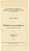 Thirtieth Annual Report for the Year Ending June 30, 1920