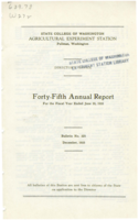 Forty-Fifth Annual Report for the Fiscal Year Ended June 30, 1935