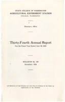 Thirty-Fourth Annual Report For the Year Ending June 30, 1924