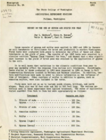 Report of the Use of Gypsum and Sulfur for Peas