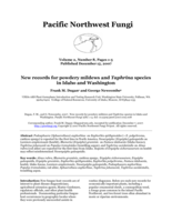 New records for powdery mildews and Taphrina species in Idaho and Washington