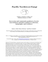 Succession and community gradients of arctic macrolichens and their relation to substrate, topography, and rockiness