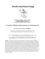 Is rye bunt, Tilletia secalis, present in North America?