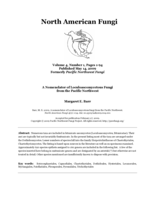 A nomenclator of loculoascomycetous fungi from the Pacific Northwest