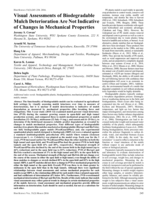 Visual Assessments of Biodegradable Mulch Deterioration Are Not Indicative of Changes in Mechanical Properties