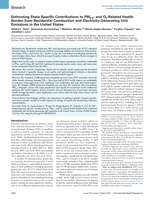 Estimating State-Specific Contributions to PM2.5- and O3-Related Health Burden from Residential Combustion and Electricity Generating Unit Emissions in the United States
