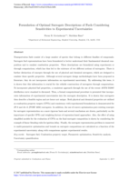 Formulation of optimal surrogate descriptions of fuels considering sensitivities to experimental uncertainties