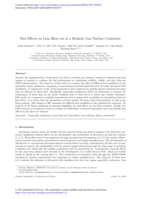 Fuel effects on lean blow-out in a realistic gas turbine combustor