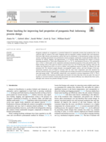 Water leaching for improving fuel properties of pongamia Pod: Informing process design