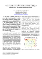 Cruise Fuel Reduction Potential from Altitude and Speed Optimization in Global Airline Operations