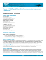 Project 011B: Rapid Fleet-Wide Environmental Assessment Capabilities