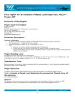 Project 004B: Estimation of Noise Level Reduction