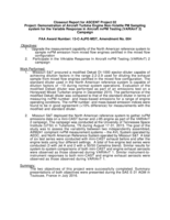 Project 002, Closeout Report: Demonstration of Aircraft Turbine Engine Non-Volatile PM Sampling system for the Variable Response in Aircraft nvPM Testing (VARIAnT 2) Campaign
