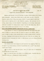 The Value of Keeping Home Accounts