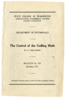 The Control of the Codling Moth