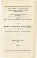 Field Pea Production in Washington
