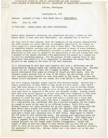 Analysis of July 1 Work Sheet Data --- CONFIDENTIAL