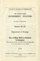 The Codling Moth in Eastern Washington