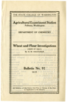 Wheat and Flour Investigations (Crops of 1906-7)