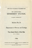 Two Insect Pests of the Elm