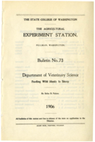 Feeding Wild Plants to Sheep