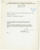 A Simple Outline of the 1936 SCDA Program by Wm. J. Green