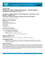 Project 034: National Jet Fuels Combustion Program   Overall Program Integration and Analysis, Area #7