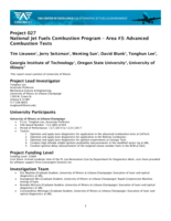 Project 027: National Jet Fuels Combustion Program   Area #3: Advanced Combustion Tests
