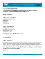 Project 001: GTAP Model and Database Modification to Better Handle Cropping Changes on the Intensive Margin