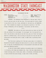 Washington State Farmcast, January 22, 1945