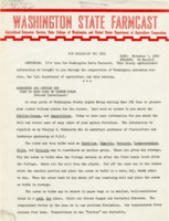 Washington State Farmcast, November 7, 1945