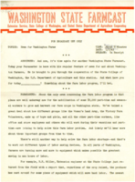 Washington State Farmcast, June 7, 1943