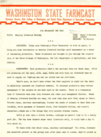 Washington State Farmcast, June 8, 1943