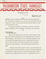 Washington State Farmcast, August 1, 1945