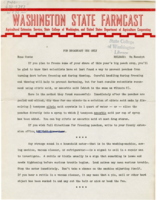 Washington State Farmcast, January 1945