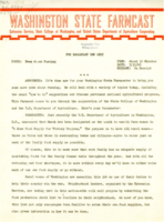 Washington State Farmcast, March 15, 1943