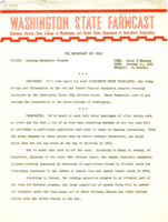 Washington State Farmcast, January 13, 1942