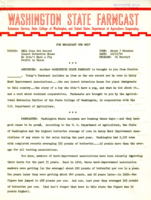 Washington State Farmcast, August 15, 1940