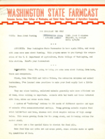 Washington State Farmcast, January 31, 1944