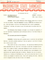 Washington State Farmcast, May 16, 1940