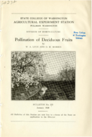 Pollination of Deciduous Fruits